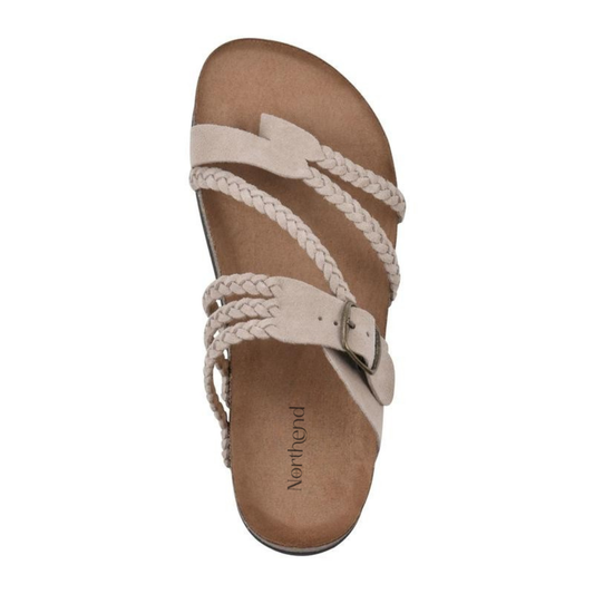 Sandalias de corcho trenzado