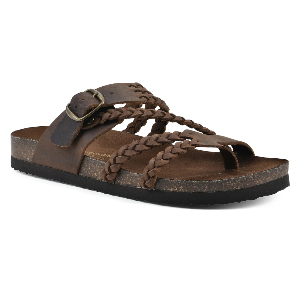 Sandalias de corcho trenzado