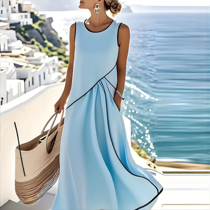 Vestido de verano a rayas