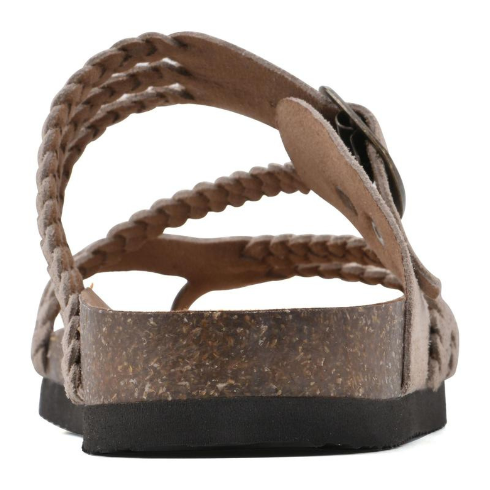 Sandalias de corcho trenzado
