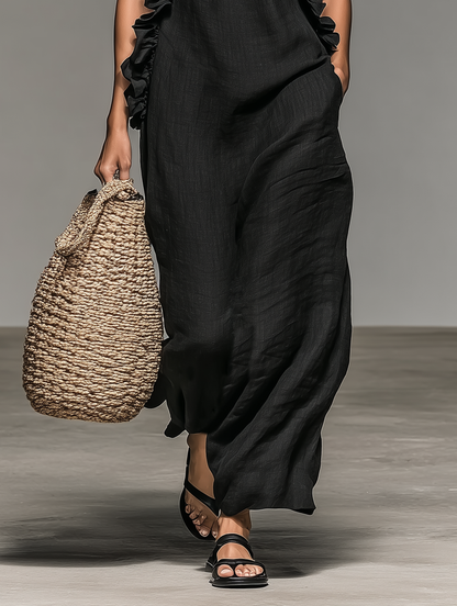 Vestido largo Gladys™ con bolsillos