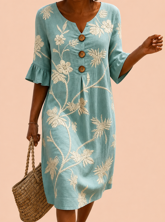 Vestido informal de mujer con estampado Floral