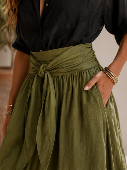 Conjunto PALERMO: falda y camisa