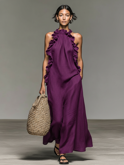 Vestido largo Gladys™ con bolsillos