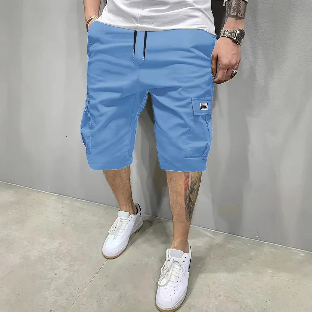 Pantalones cortos cargo para hombre
