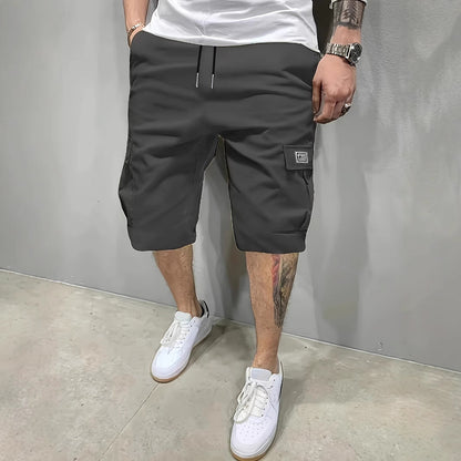 Pantalones cortos cargo para hombre
