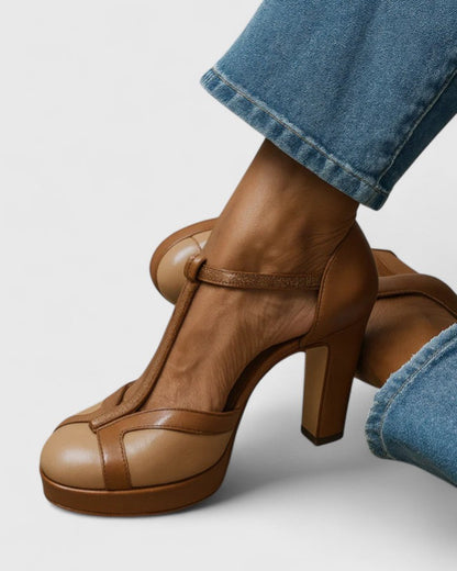 ZAPATOS DE TACÓN CON ESTILO RETRO