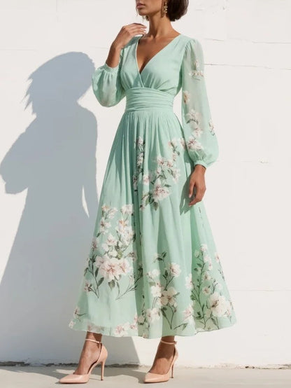 Liria™ - Vestido Midi Floral