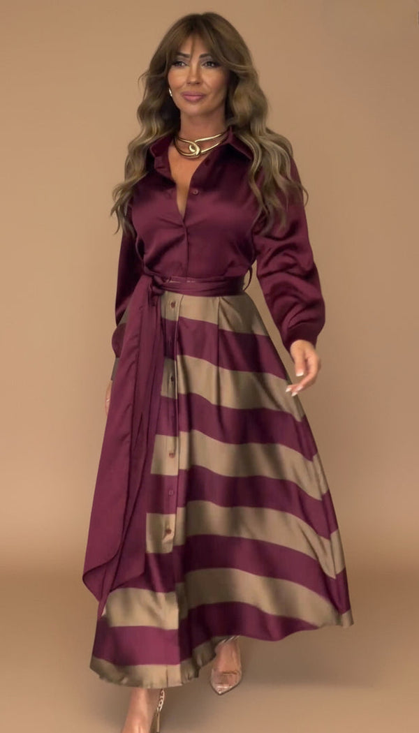 Vestido Rioja - Elegante con lazo