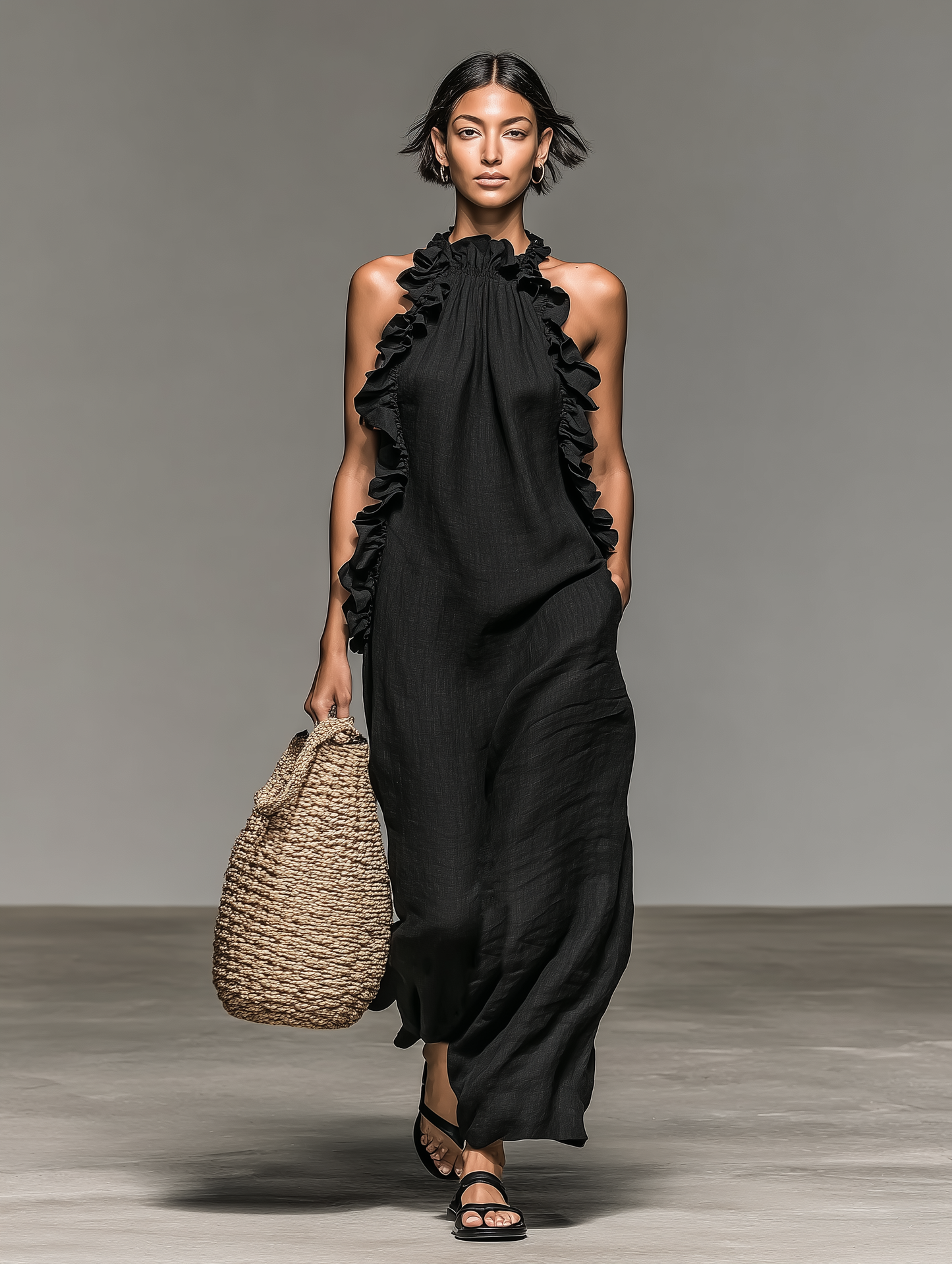 Vestido largo Gladys™ con bolsillos