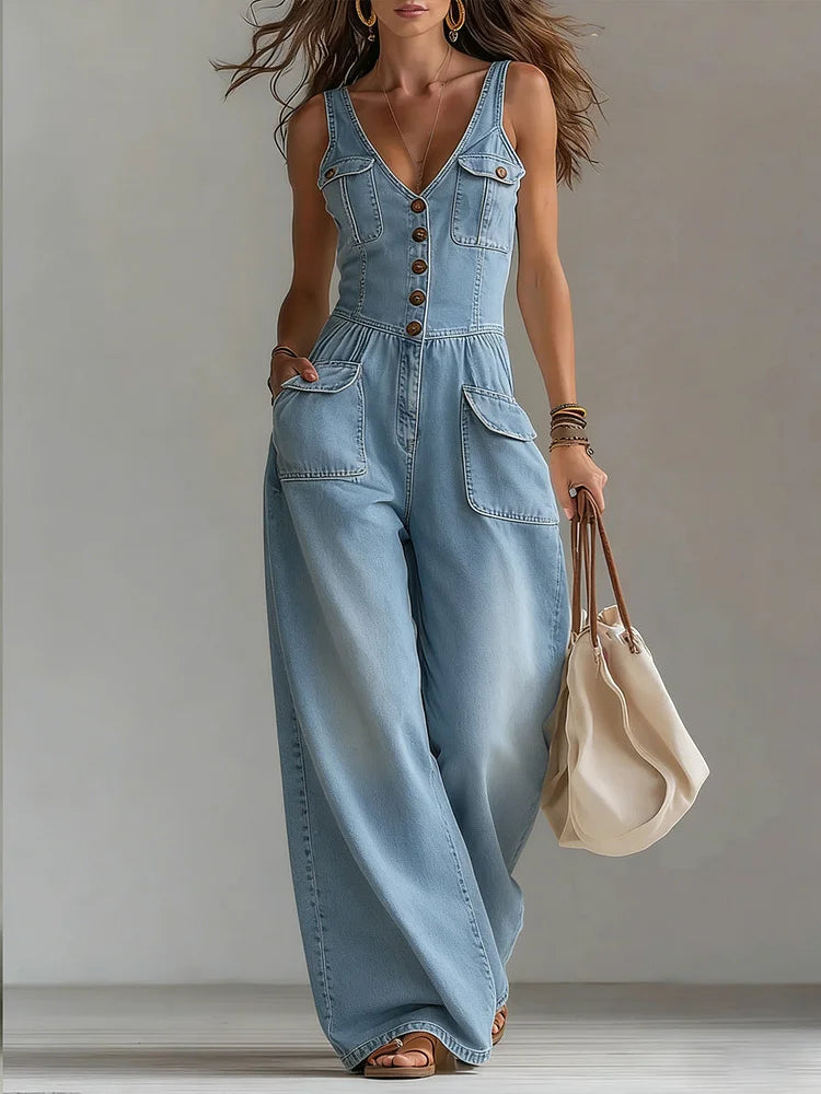 Sophie™ | Mono holgado de denim