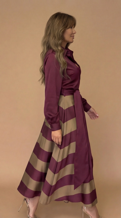 Vestido Rioja - Elegante con lazo