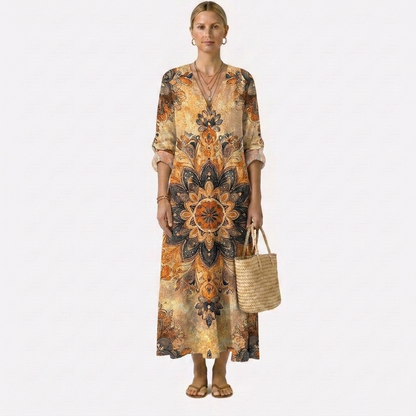 Dora™ | Vestido Floral Elegancia Natural