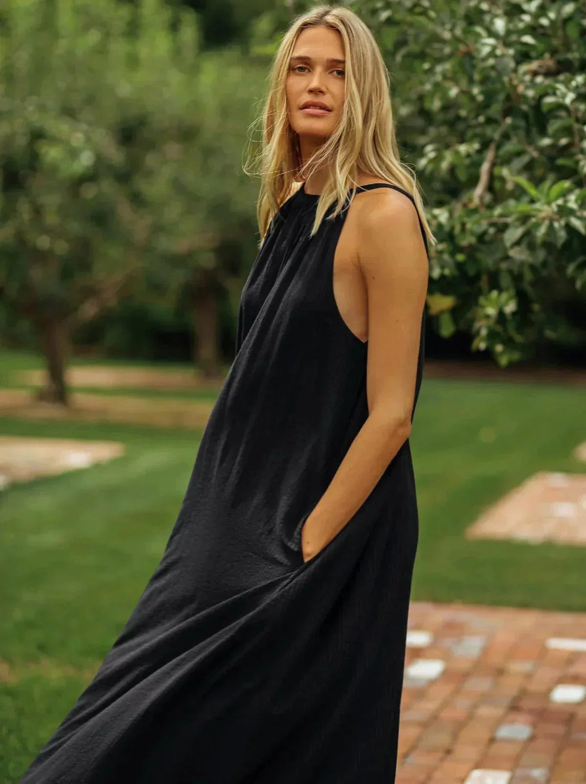 Vestido Córcega - Lino y algodón