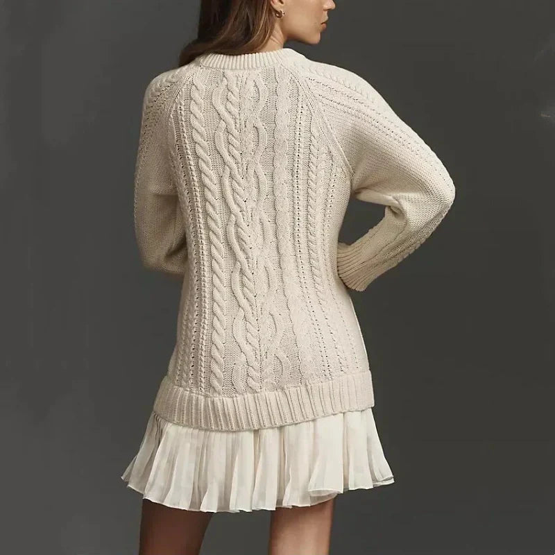 Vestido Maya de punto trenzado